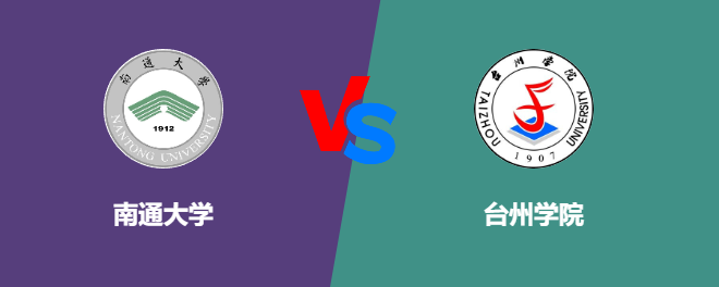 南通大学pk台州学院，哪个好？