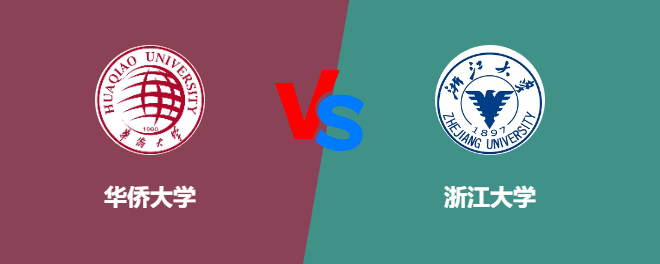 华侨大学和浙江大学对比哪个好