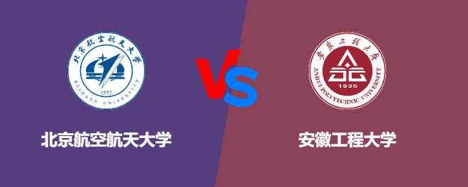 北京航空航天大学pk安徽工程大学，哪个好？