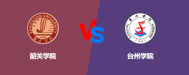 韶关学院pk台州学院，哪个好？