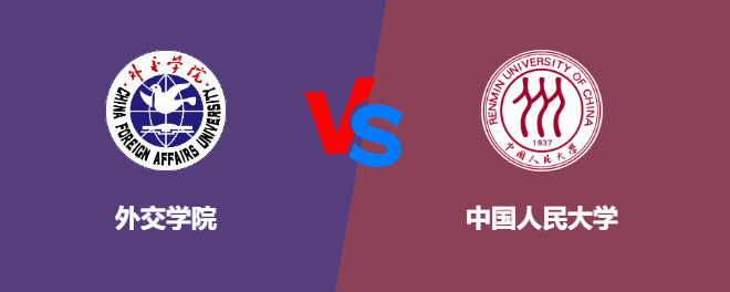 外交学院pk中国人民大学，哪个好？