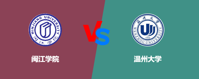 闽江学院pk温州大学，哪个好？