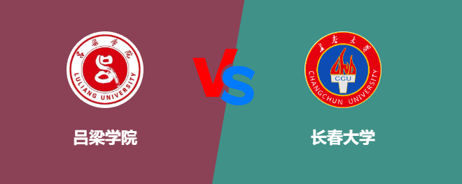 吕梁学院VS长春大学，哪个好？