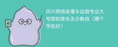 四川网络直播与运营专业大专院校排名及分数线（哪个学校好）