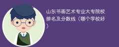 山东书画艺术专业大专院校排名及分数线（哪个学校好）