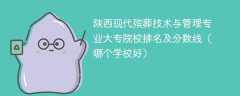 陕西现代殡葬技术与管理专业大专院校排名及分数线（哪个学校好）