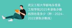 武汉工程大学邮电与信息工程学院2025年录取分数线预估是多少（附：2024-2022录取分数线）