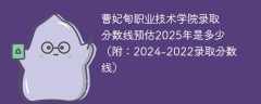 曹妃甸职业技术学院录取分数线预估2025年是多少（附：2024-2022录取分数线）