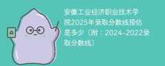 安徽工业经济职业技术学院2025年录取分数线预估是多少（附：2024-2022录取分数线）