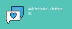 湖北的大学排名（2025最新排名表）