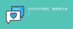 四川的大学排名（2025最新排名表）