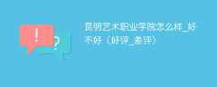 昆明艺术职业学院怎么样_好不好（好评_差评）