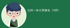 兰州一本大学排名2025最新排名（9所）