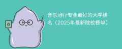 音乐治疗专业最好的大学排名（2025年最新院校榜单）